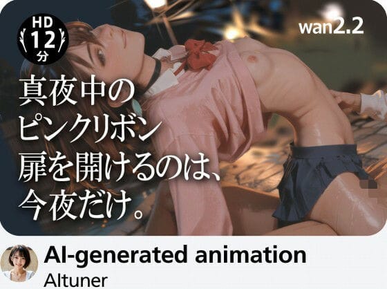 【漫画フルDL】d_726783 | 【12分HD】真夜中のピンクリボン――扉を開けるのは、今夜だけ。 | AItuner