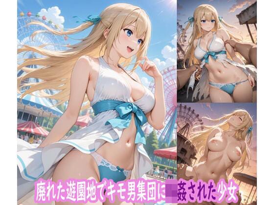 【漫画フルDL】d_727806 | 廃れた遊園地でキモ男集団に輪●された少女 | ぽりっしゅ本舗