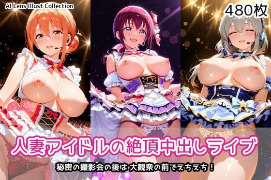 【漫画フルDL】d_744866 | 人妻アイドルの絶頂中出しライブ | AIれんず