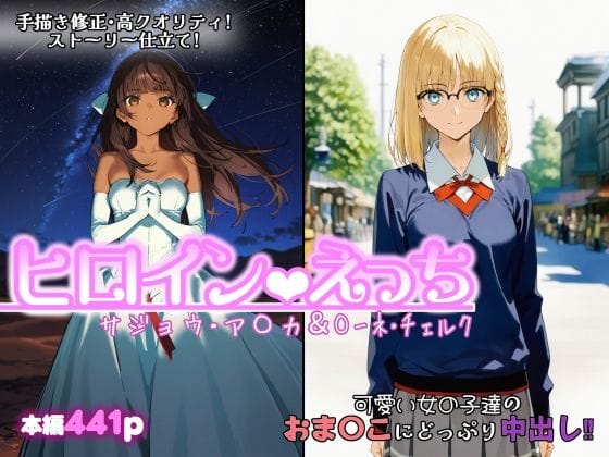 【漫画フルDL】d_749864 | ヒロインえっち  サジョウ・ア〇カ＆〇ーネ・チェルク | chack