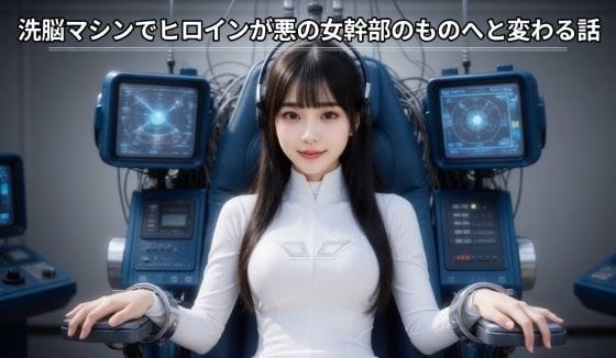 【漫画フルDL】d_750807 | 洗脳マシンでヒロインが悪の女幹部のものへと変わる話 | 悪堕ち研究員