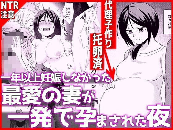 【漫画フルDL】d_798372 | 1年以上妊娠しなかった最愛の妻が一発で孕まされた夜 | 音鳥心愛