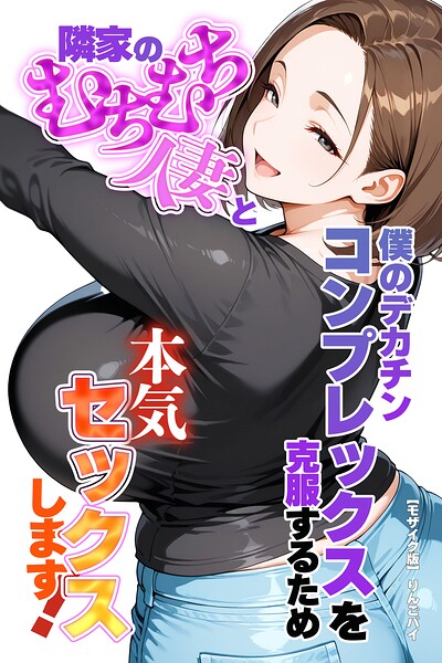 【漫画フルDL】s886atrlw02470 | 僕のデカチンコンプレックスを克服するため隣家のむちむち人妻と本気セックスします！【モザイク版】 | りんごパイ