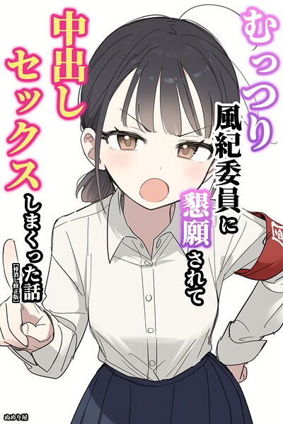 【漫画フルDL】s886atrlw02715 | むっつり風紀委員に懇願されて中出しセックスしまくった話【棒消し修正版】 | ぬめり屋